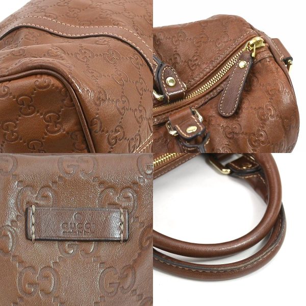 e56023a 6 c Gucci Guccisima Leather Handbag Brown