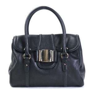 e56085a Céline Black Calfskin Leather Mini Luggage Tote