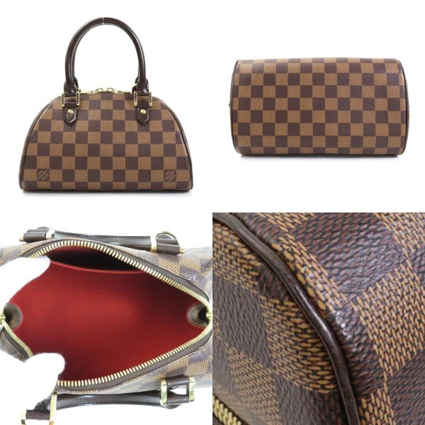 e56441k 2 c Louis Vuitton Damier Rivera Mini Handbag Brown