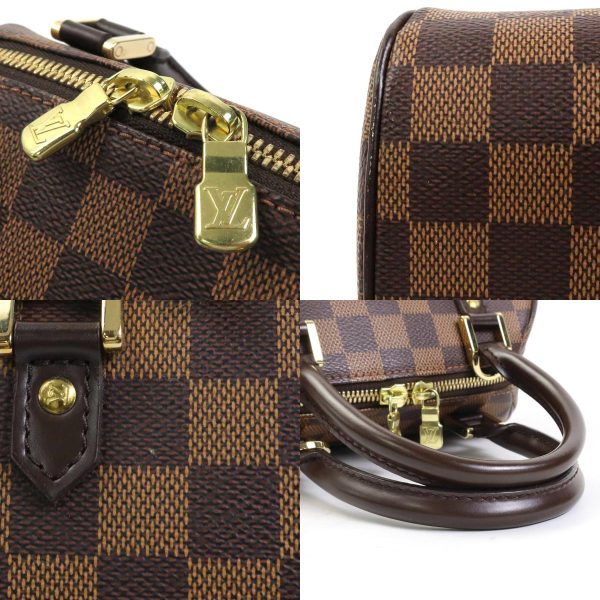 e56441k 6 c Louis Vuitton Damier Rivera Mini Handbag Brown