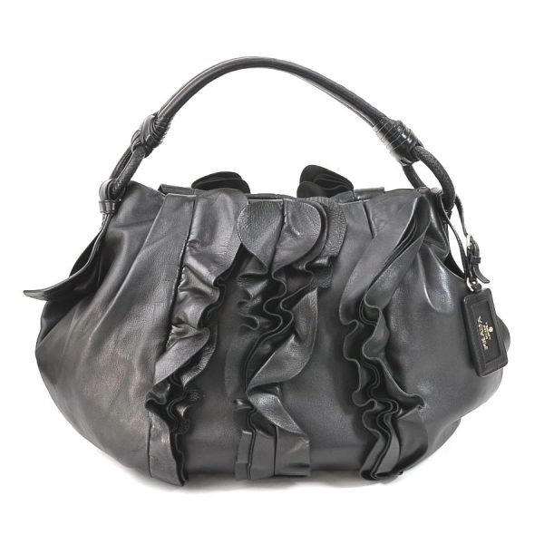 e56502f Prada Leather Shoulder Bag Black