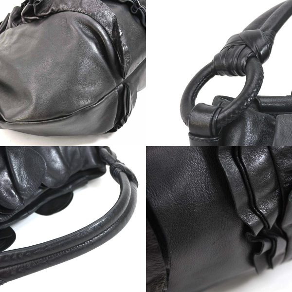 e56502f 6 c Prada Leather Shoulder Bag Black