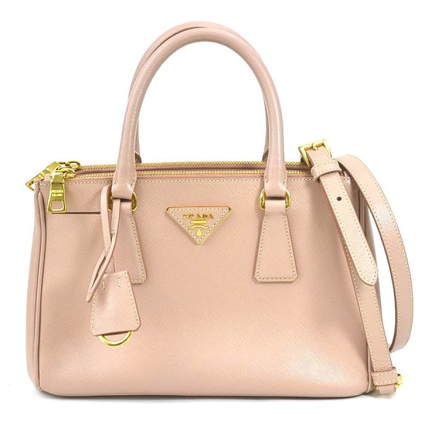 e56535a Prada Leather Shoulder Bag Pink Beige