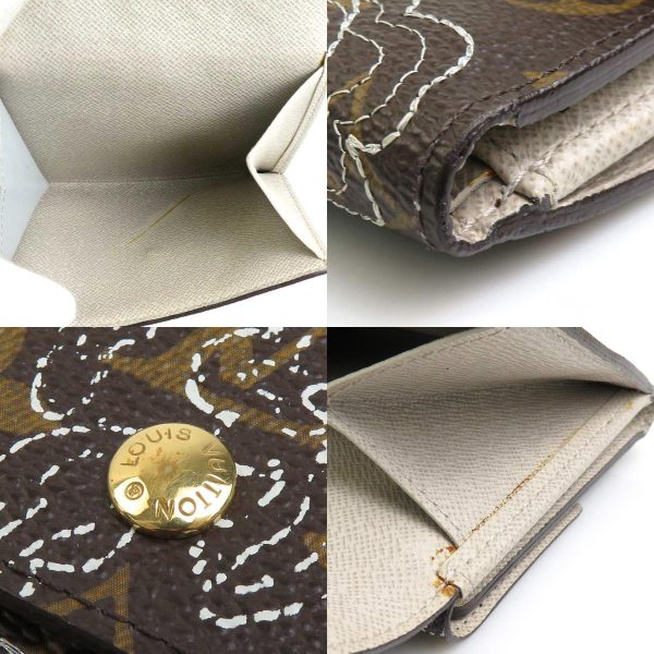 e56761a 6 c Louis Vuitton Monogram Dantel Porte Monet Bier Cult Credit Trifold Wallet Brown