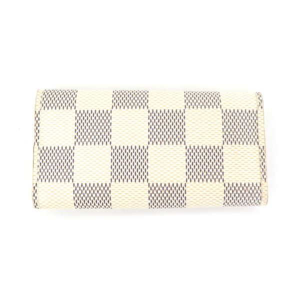 e56965f 1 Louis Vuitton Damier Azur Multicle 4 Key Case Azure Gold