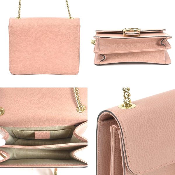 e57041a 2 c Gucci Leather Crossbody Shoulder Bag Pink