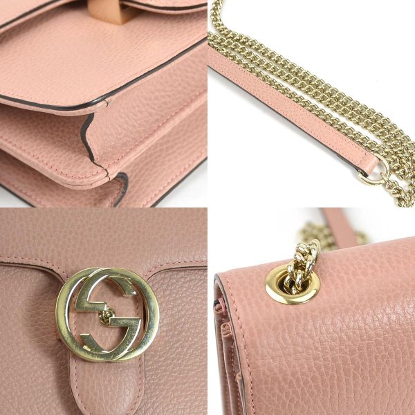 e57041a 6 c Gucci Leather Crossbody Shoulder Bag Pink