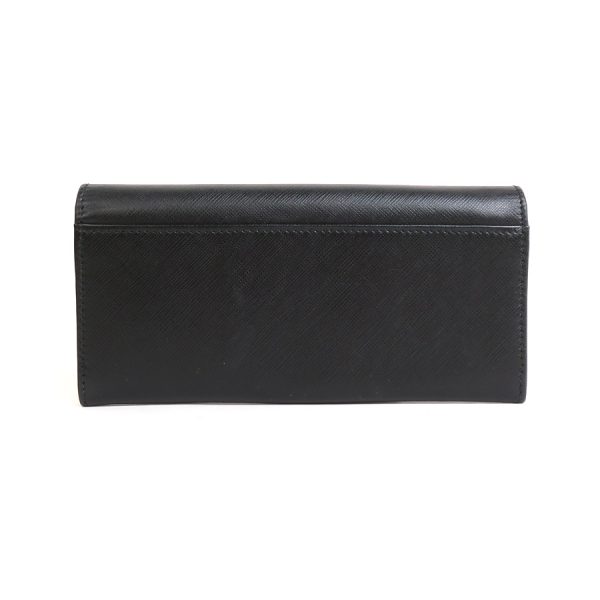 e57114a 1 Salvatore Ferragamo Bifold Long Wallet Vara Ribbon Leather Black Silver