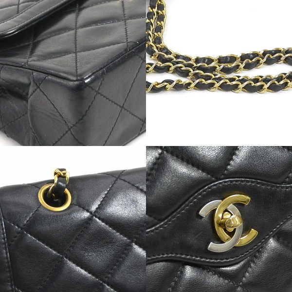 e57286g 6 c Chanel Matelasse Leather Shoulder Bag Black