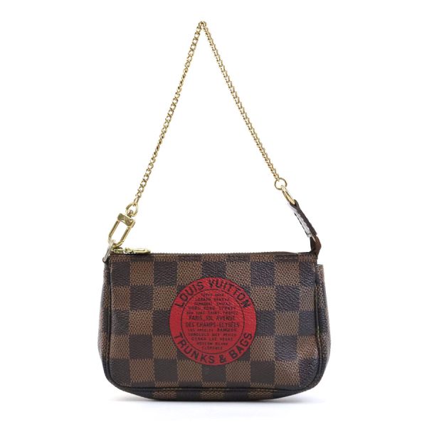 e58043a Louis Vuitton Damier Mini Pochette Accessoire Pouch Brown