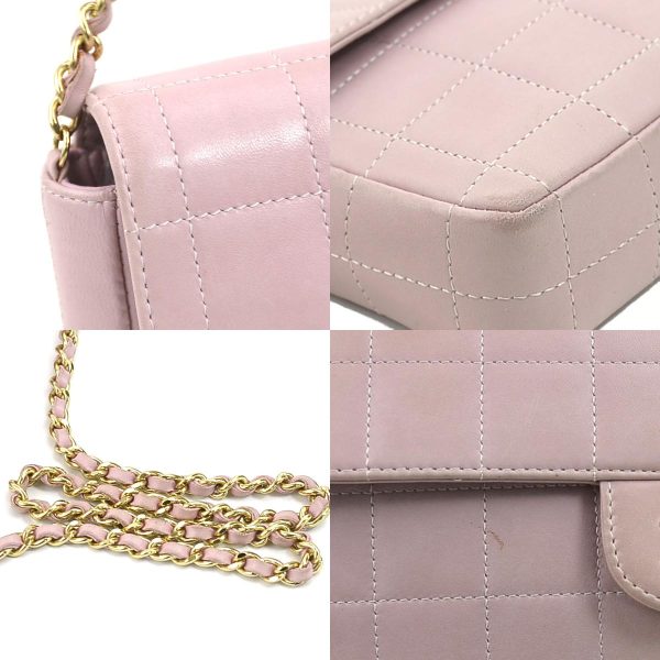 e58246f 5 c Chanel Chocolate Bar Leather Shoulder Bag Pink