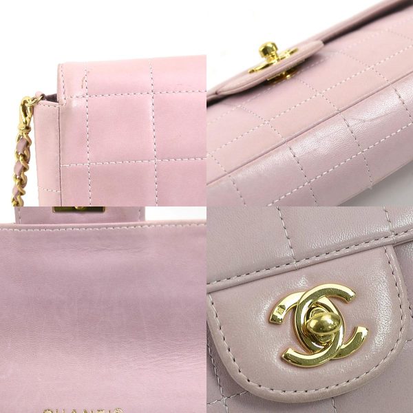 e58246f 9 c Chanel Chocolate Bar Leather Shoulder Bag Pink