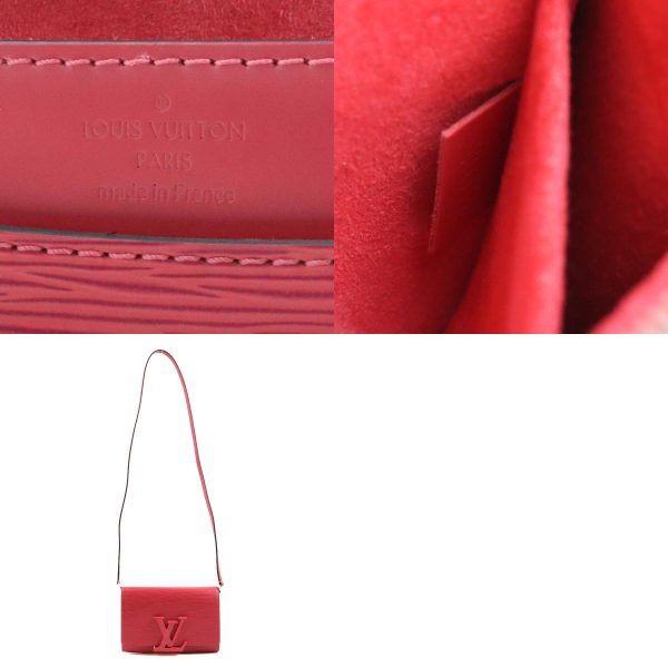 e58404a 13 c Louis Vuitton Epi Pochette Louise PM Clutch Bag Pink