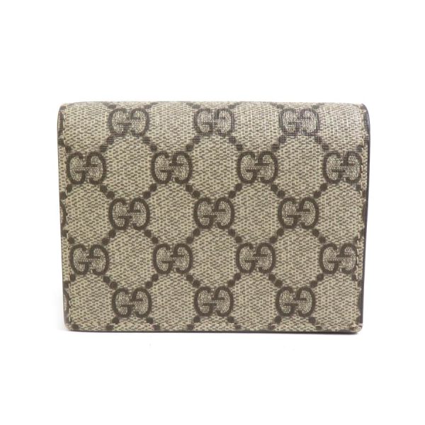 e58495 Gucci GG Supreme Canvas Bifold Wallet Beige