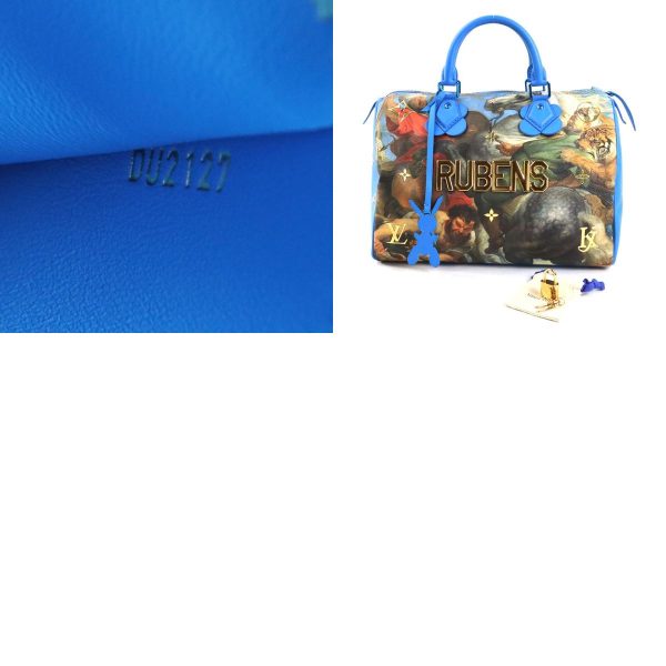 e58508a 13 c Louis Vuitton Masters Collection Rubens Speedy 30 Handbag Blue