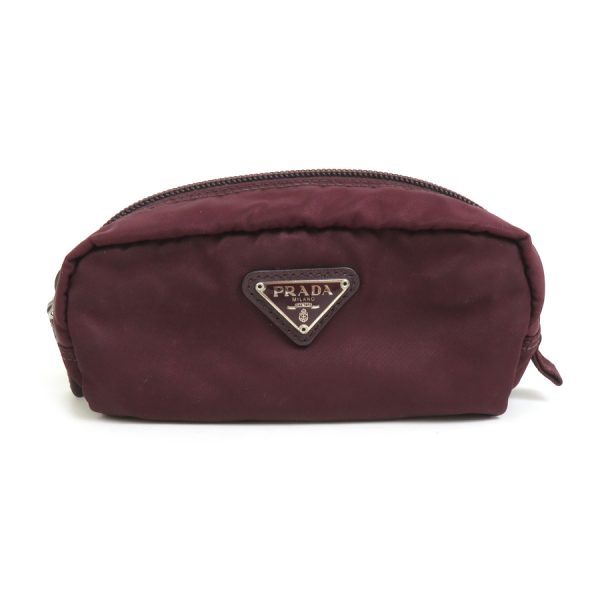 e58555a Prada Nylon Multi Case Pouch Bordeaux