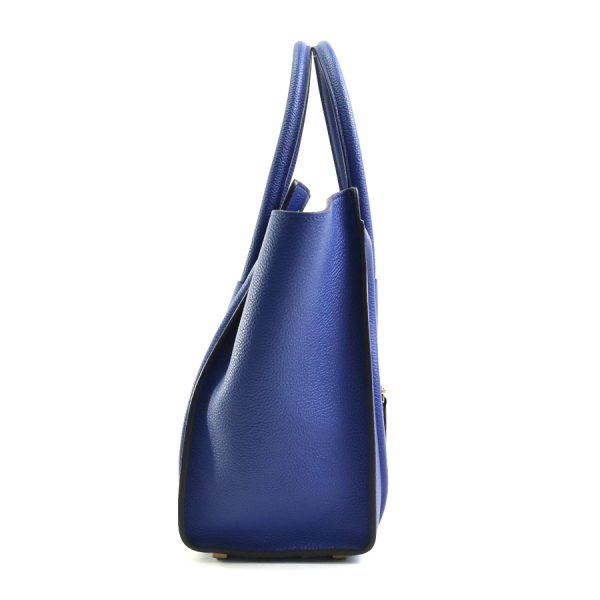 e58583f 1 Celine Leather Handbag Indigo