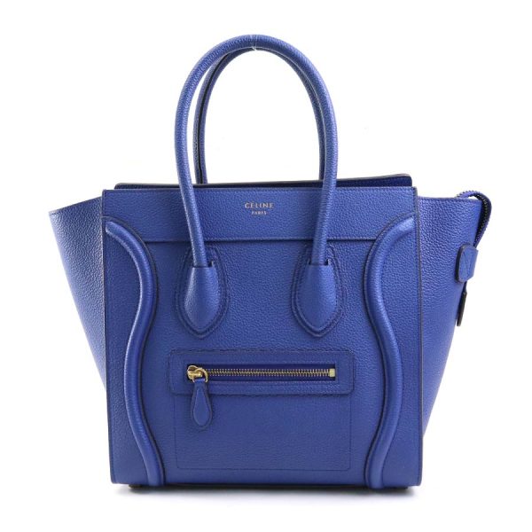 e58583f Celine Leather Handbag Indigo