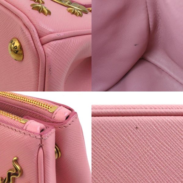 e58761a 5 c Prada Leather Metal Shoulder Bag Pink