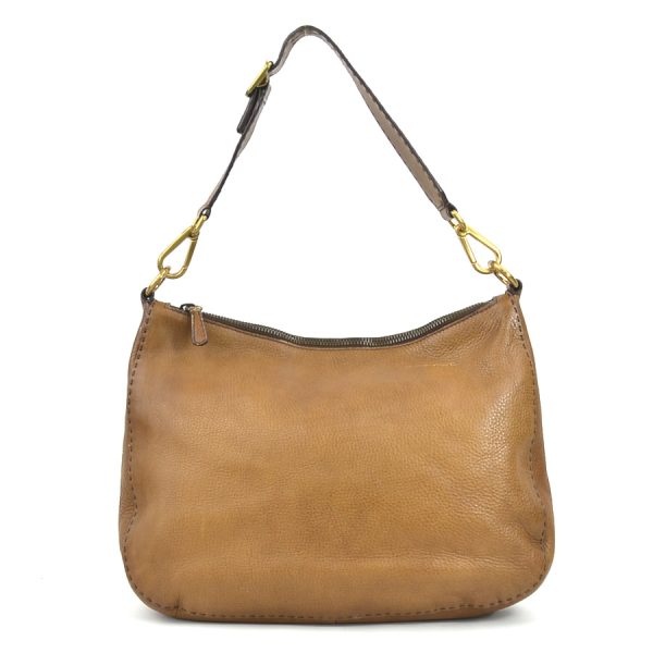 e58765a Prada Leather Shoulder Bag Brown