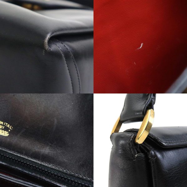 Gucci Leather Handbag Black - Image 3