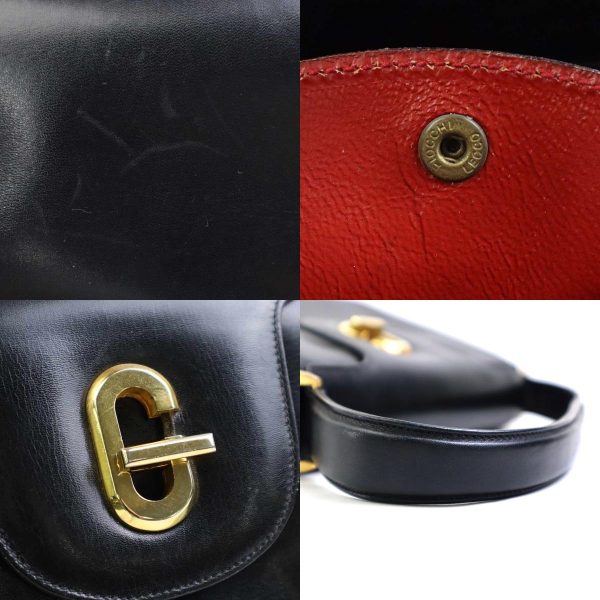 Gucci Leather Handbag Black - Image 4