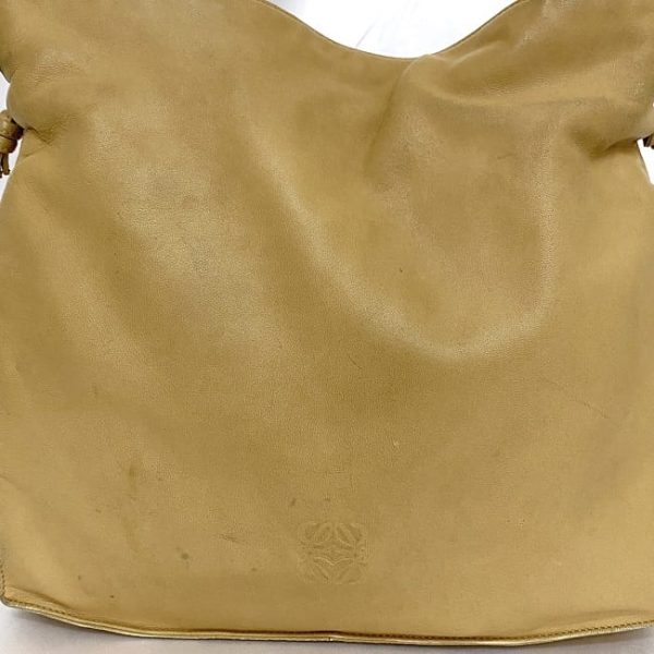 ec 19477 6 Loewe Flamenco Camel Leather Shoulder Bag Brown