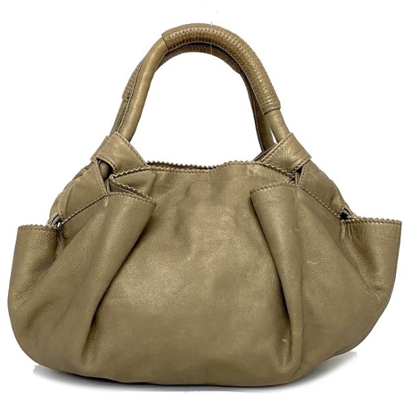 ec14047 3 Loewe Aire Nappa Leather Handbag Beige