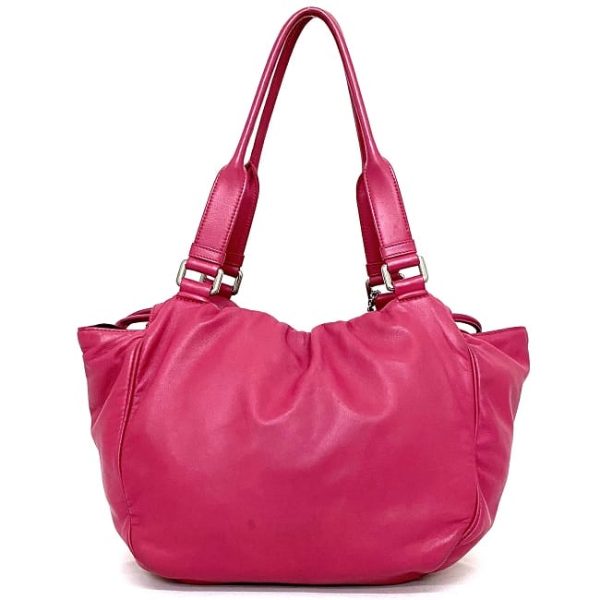 ec16670 3 Loewe Drawstring Leather Nappa Tote Bag Pink