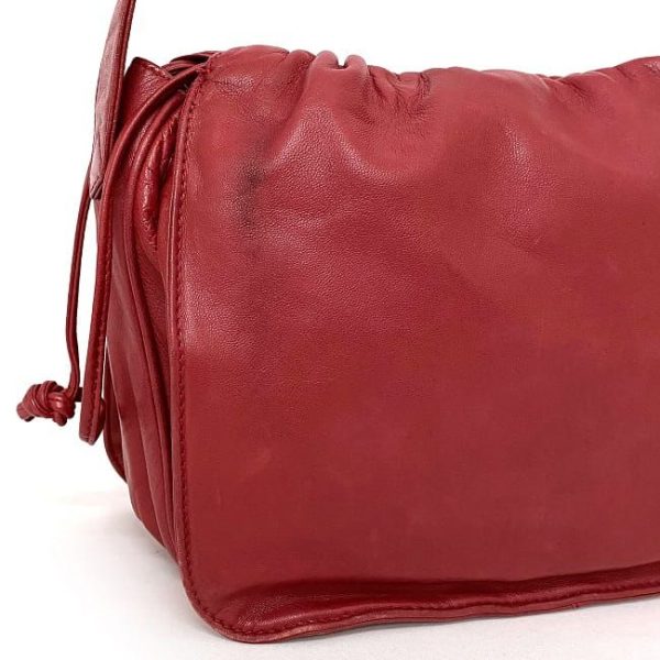 ec16777 7 Loewe Hotei Nappa Leather Mini Bag Red