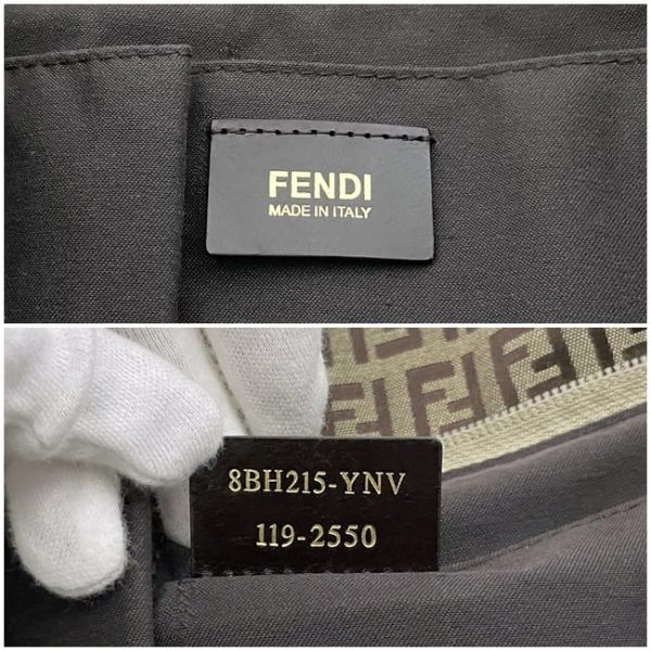 f 19320 10 Fendi Canvas Light Tote Bag Beige