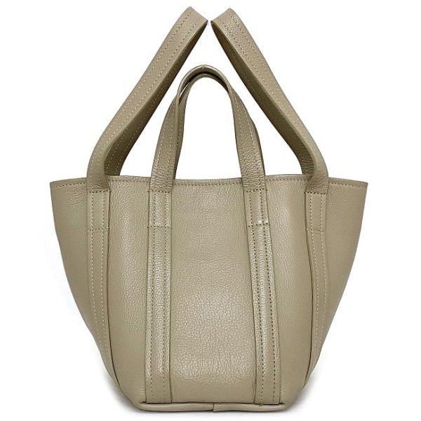 f17745 4 Balenciaga 2way Bag Tote Handbag Beige