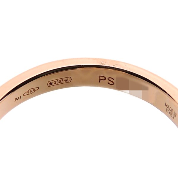 fdh74229 5 Bvlgari Fiorever Womens Ring 750 Pink Gold No 8