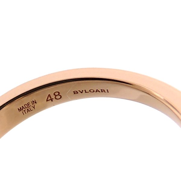 fdh74229 6 Bvlgari Fiorever Womens Ring 750 Pink Gold No 8