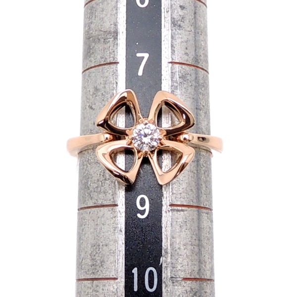 fdh74229 7 Bvlgari Fiorever Womens Ring 750 Pink Gold No 8