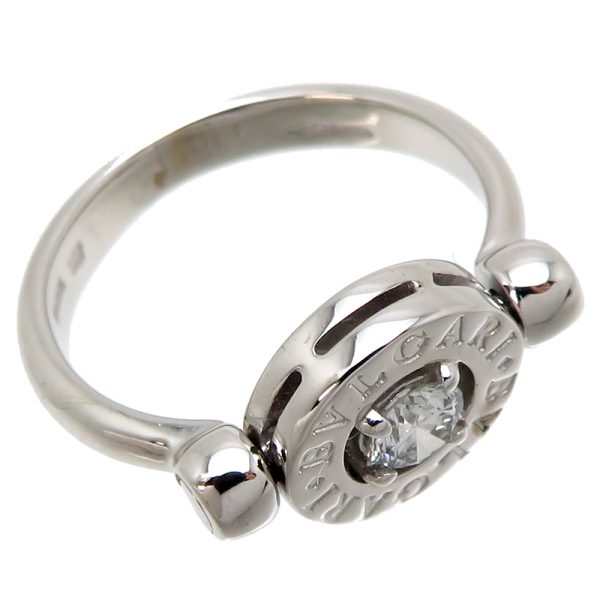 fdh81615 2 BVLGARI Diamond Womens Ring 750 White Gold