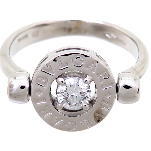 fdh81615 4 BVLGARI Diamond Womens Ring 750 White Gold