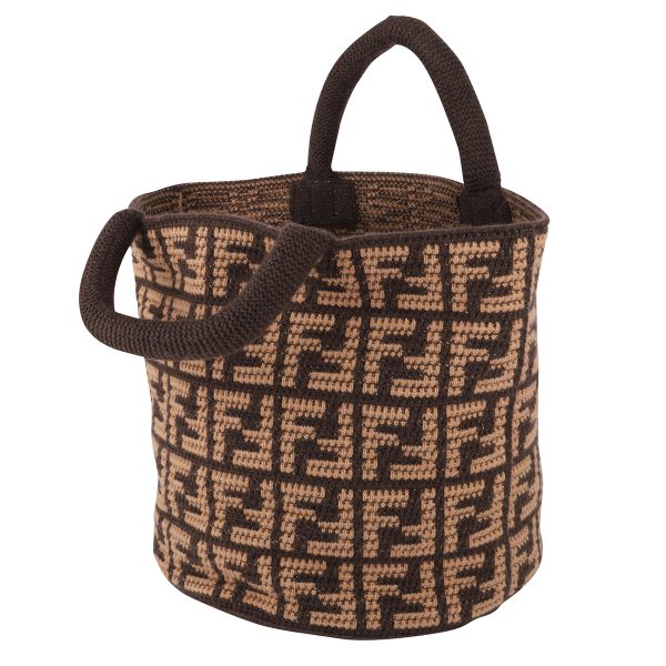 fe7va602apdhf1mlr 4 Fendi Tote Bag F is Fendi Brown