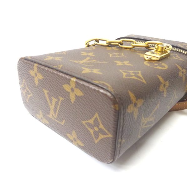 ft1105921 8 Louis Vuitton PVC Monogram Phone Box Pouch Bag Brown