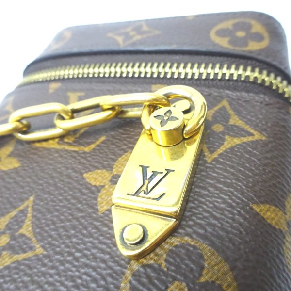 ft1105921 9 Louis Vuitton PVC Monogram Phone Box Pouch Bag Brown