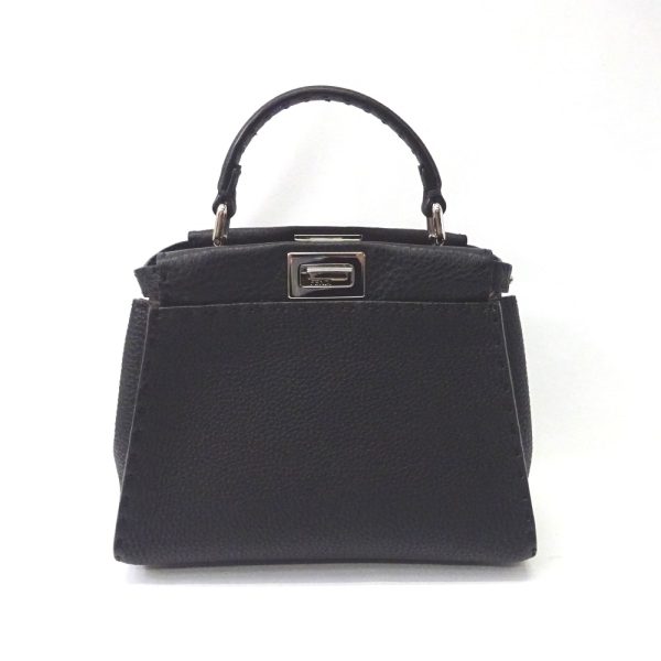 ft554881 2 Fendi Handbag 2way Shoulder Mini Black