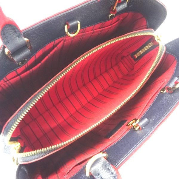 ft567271 9 Louis Vuitton Montaigne BB Handbag Marine Rouge