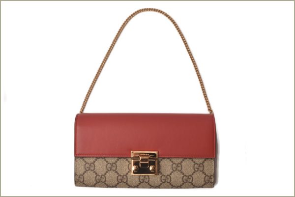 g 18 016 2 GUCCI Wallet Leather Brown