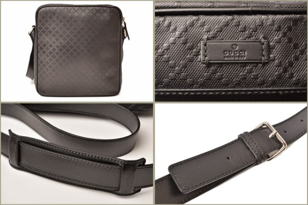 g 19 001 5 Gucci Diamante Shoulder Pochette Black