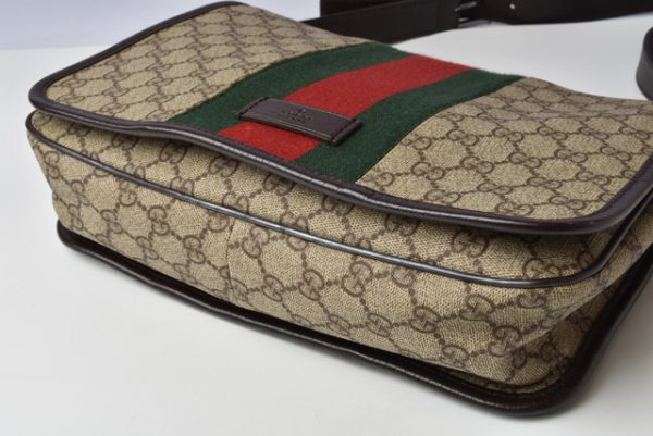 g 20 008 7 GUCCI Shoulder Bag GG Supreme Beige