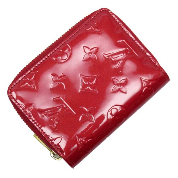 g1100 1 Louis Vuitton Monogram Vernis Agenda Wallet Red