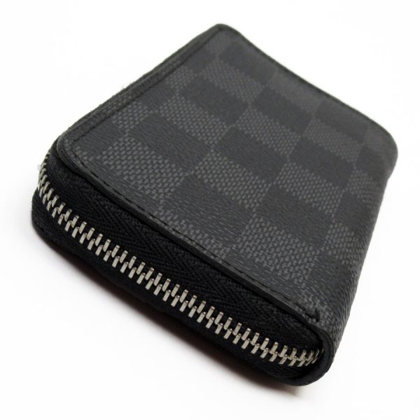 g3121a 1 Louis Vuitton Damier Graphite Zippy Coin Purse Coin Case Black