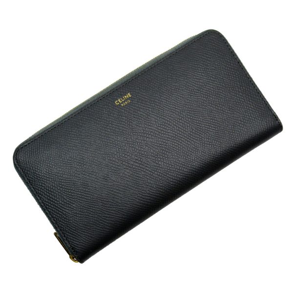 g3128g Celine Leather Wallet Gray