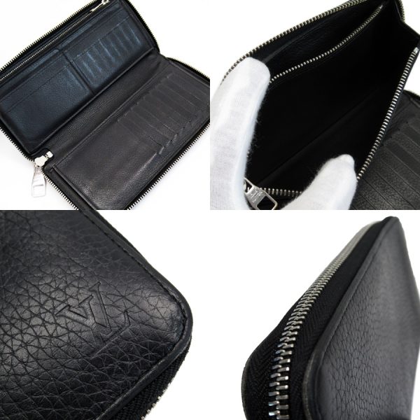 g3147a 4 Louis Vuitton Epi Zippy Wallet Vertical Round Zipper Long Wallet Black