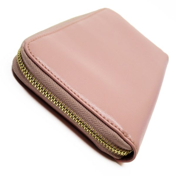 g3524a 1 Salvatore Ferragamo Round Zipper Long Wallet Leather Pink Gold